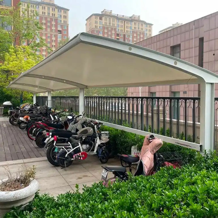 奎屯市膜结构电动车棚